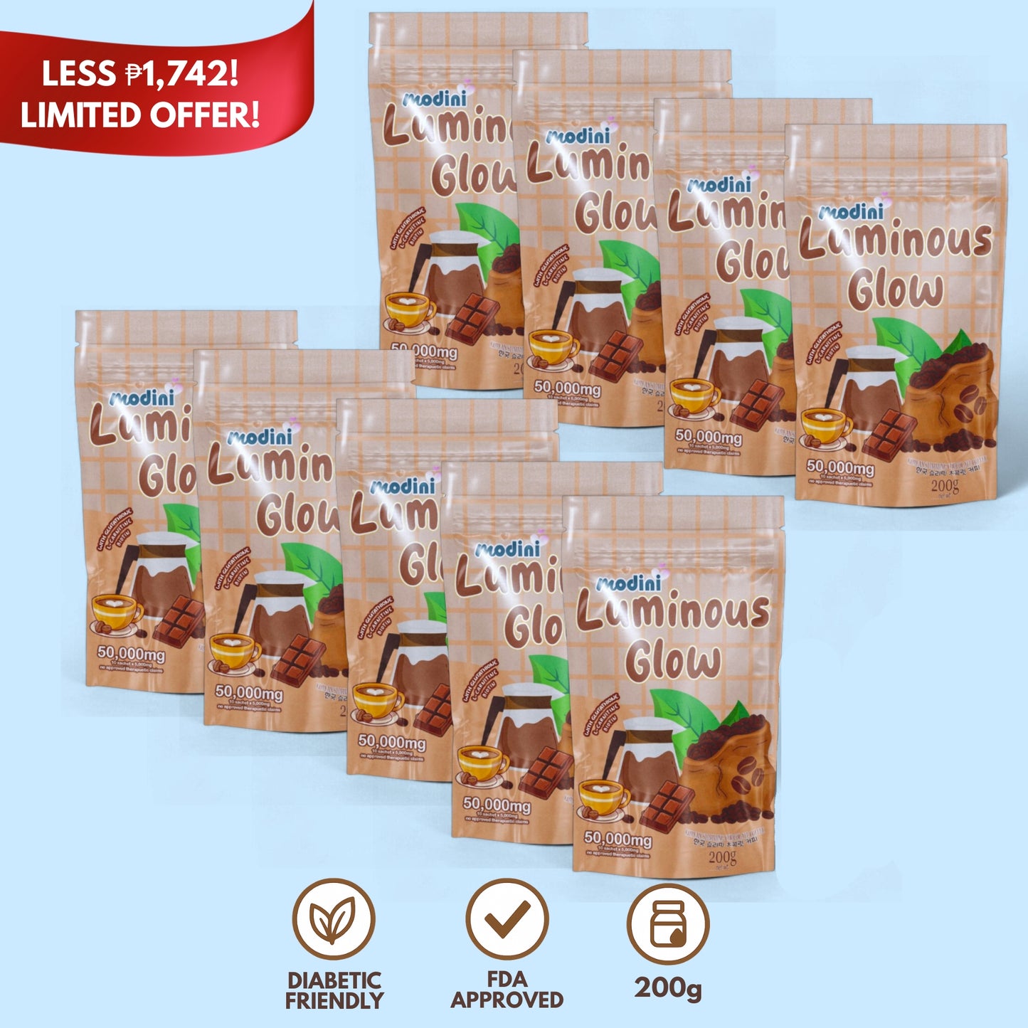 Modini Luminous Glow Slimming Coffee